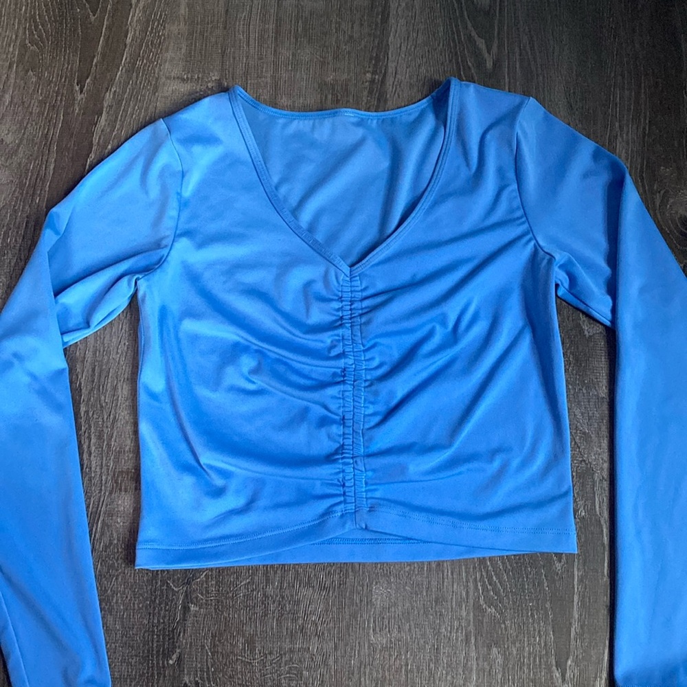 This cute blue long sleeve is from all in motion size small